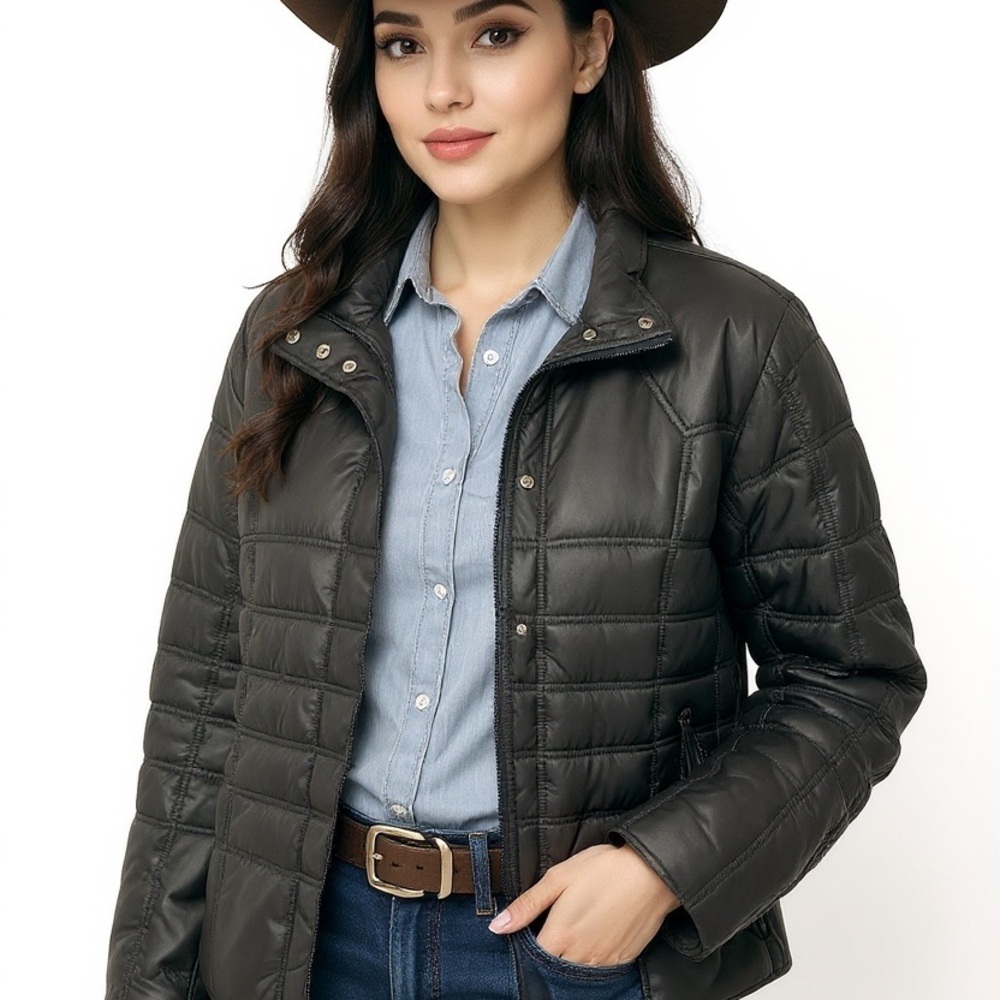 Women's Roper Down Filled Quilted Jacket size 3XL